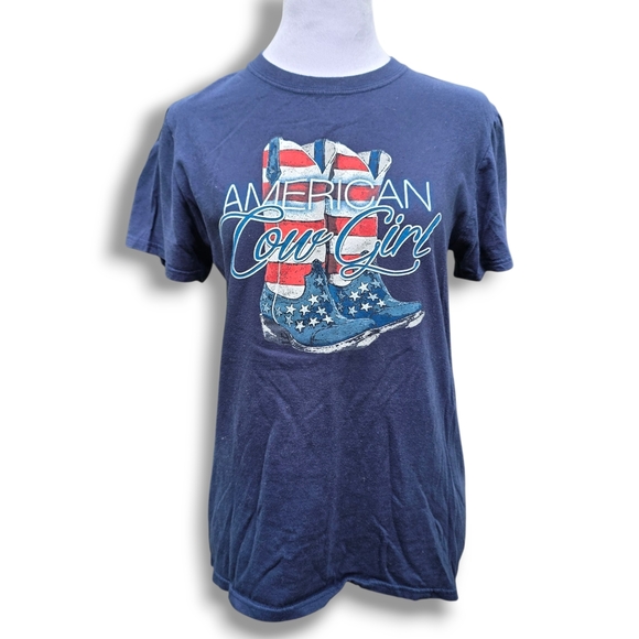 Lifestyle Classics Tops - American Cowgirl Tee